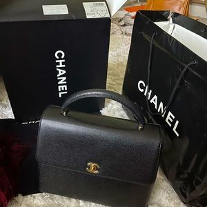 CHANEL A12397 HANDBAG BLACK NEW
